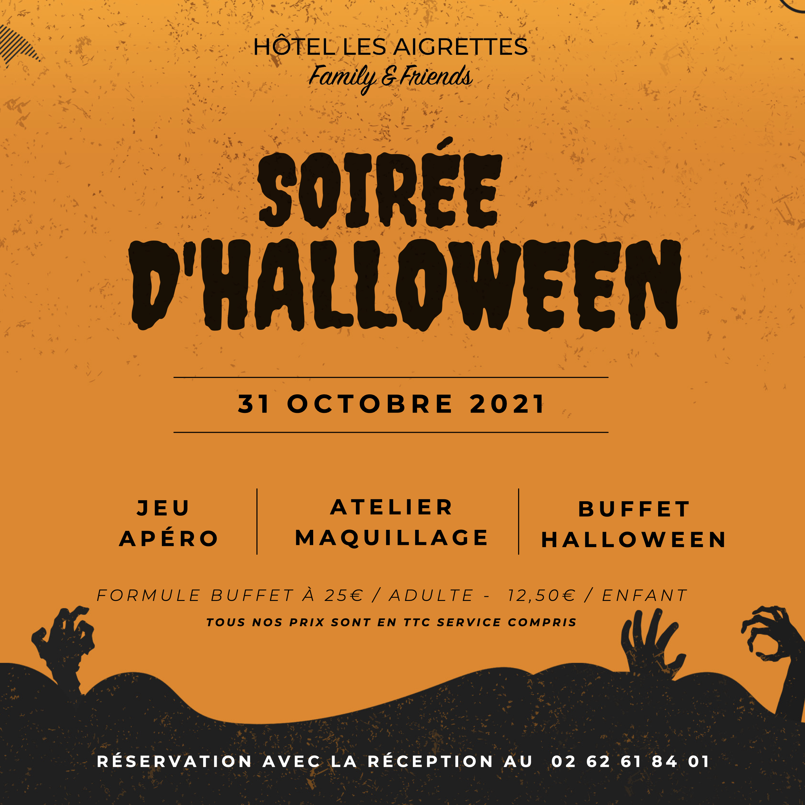 Halloween aux Aigrettes !